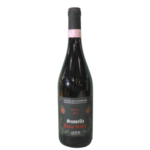Valtellina Superiore, Sassella, Rocce Rosse, Riserva, Arpepe, 2001